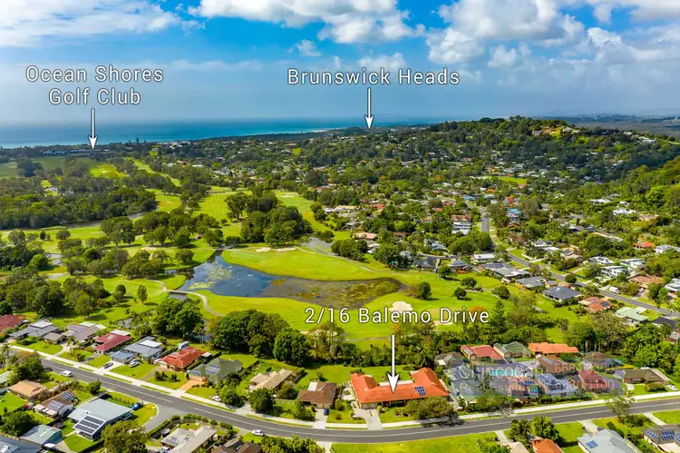 Second view of Homely townhouse listing, 2/16 Balemo Drive, Ocean Shores NSW 2483