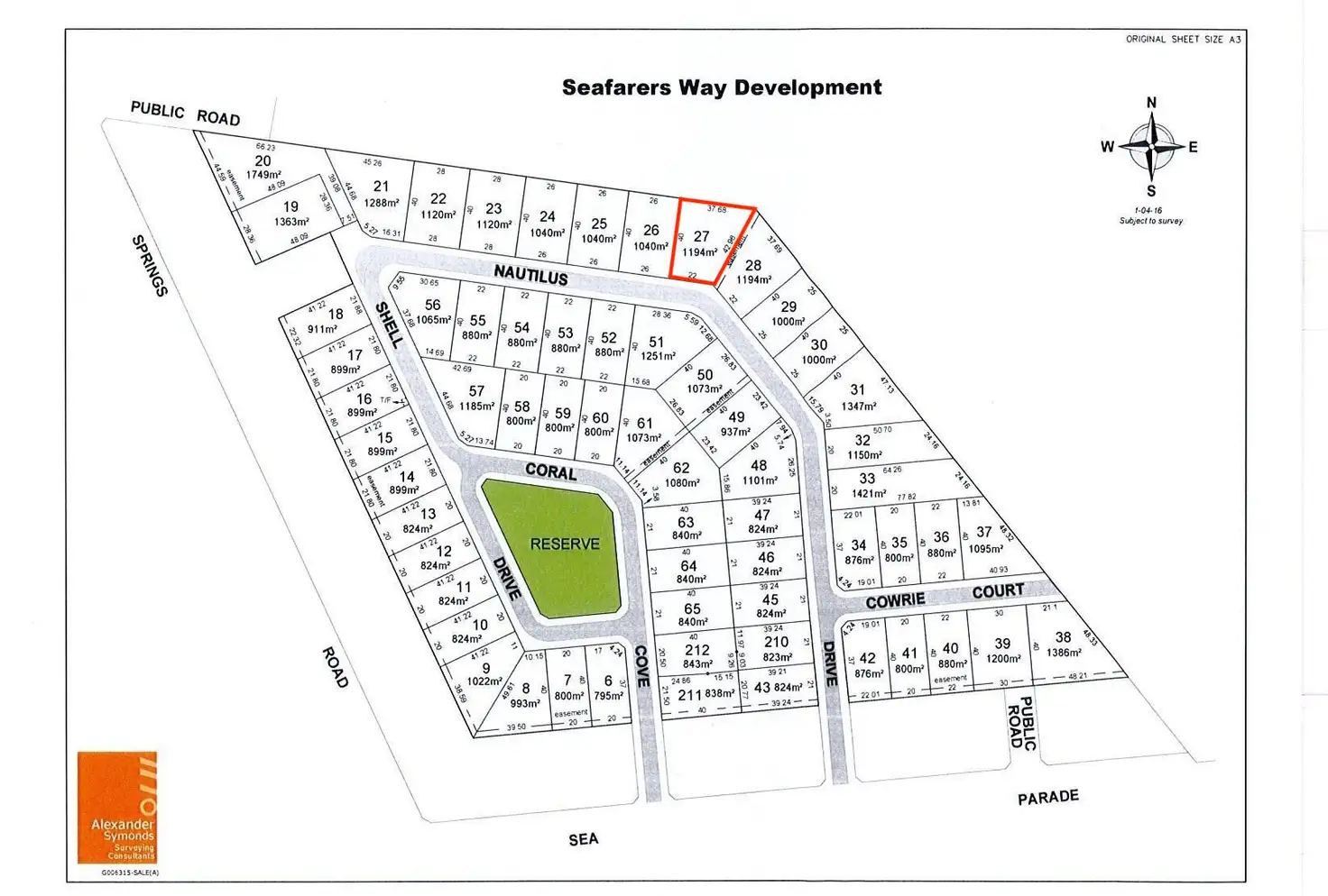 Main view of Homely land listing, LOT 27 Nautilus Drive, Port Macdonnell SA 5291