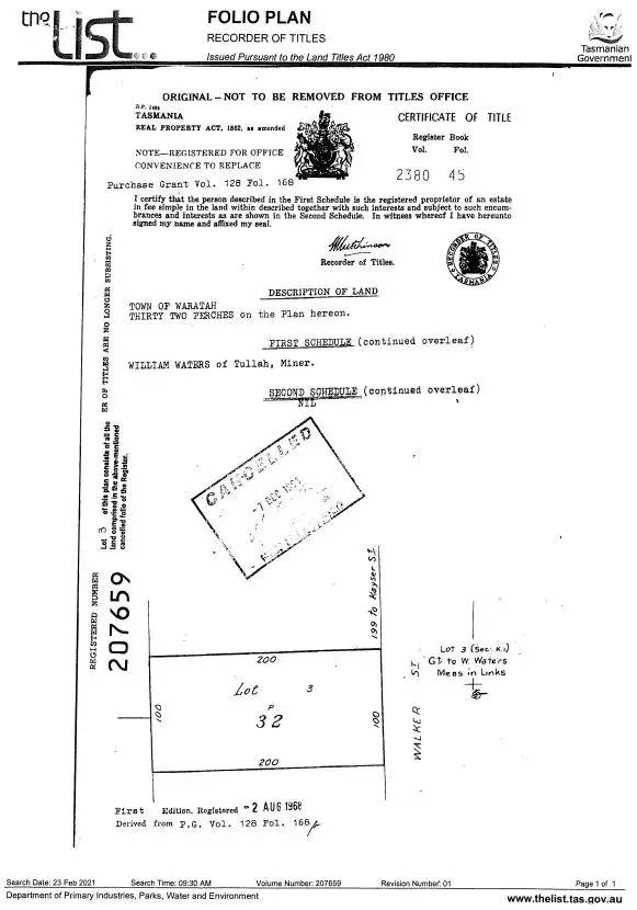 Third view of Homely land listing, PID 6998561 66 Walker Street, Waratah TAS 7321