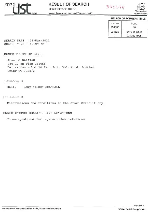 Second view of Homely land listing, PID 3255711 33 Walker Street, Waratah TAS 7321