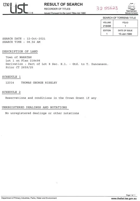 Third view of Homely land listing, PID 3255623 7 Walker Street, Waratah TAS 7321