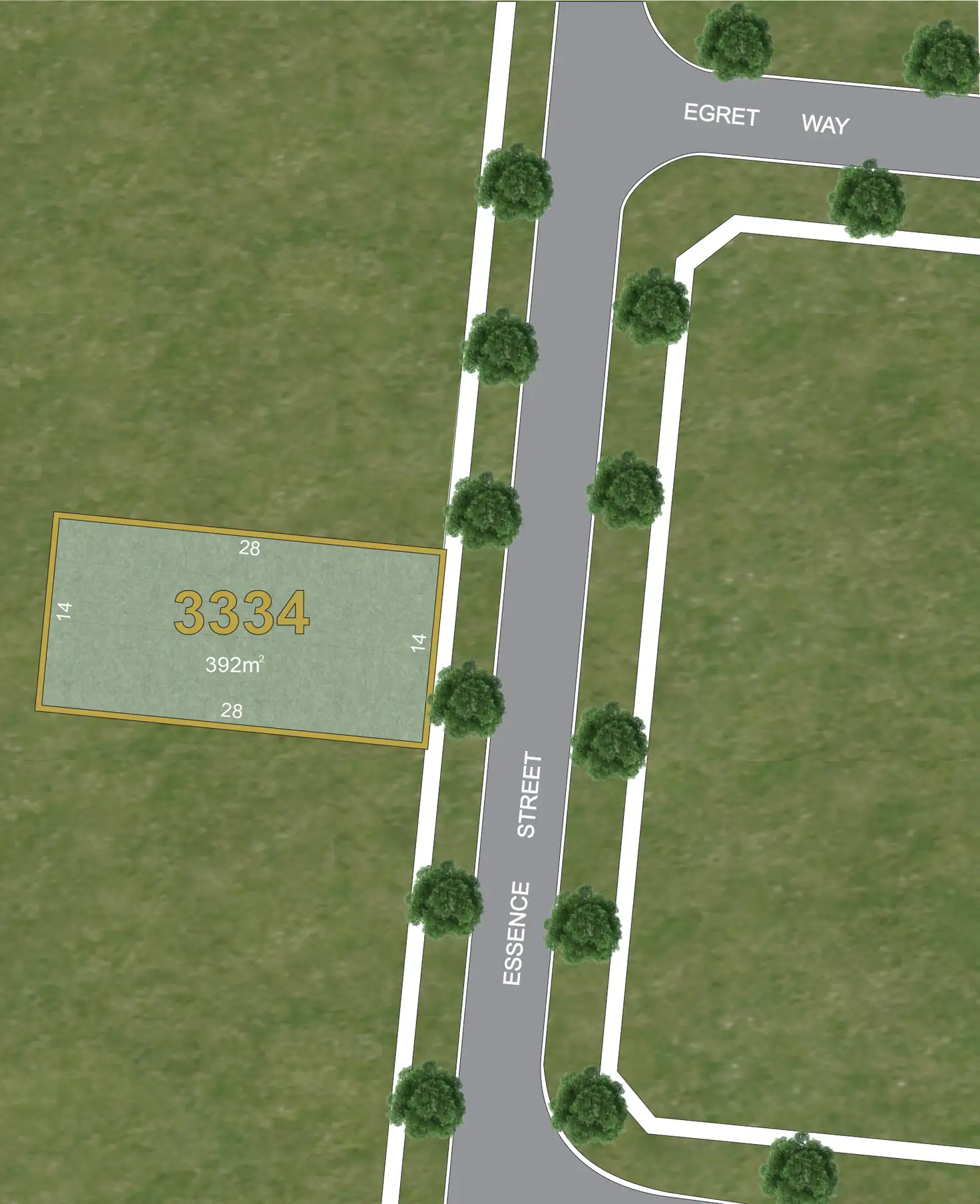 Main view of Homely land listing, LOT 3334, 3 Essence Street, Diggers Rest VIC 3427