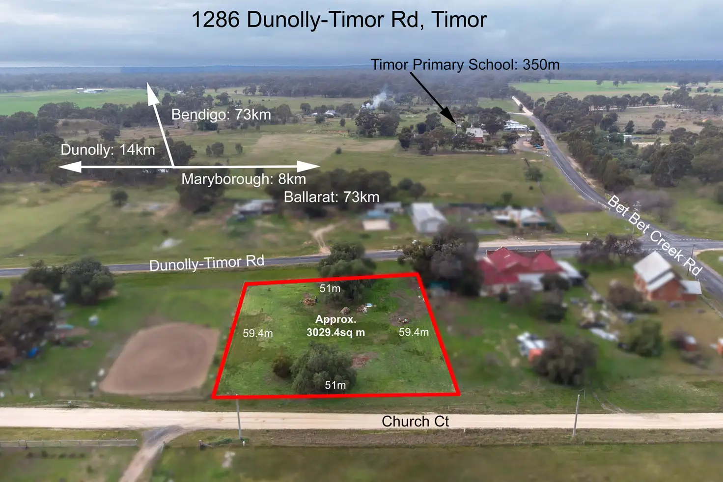 Main view of Homely land listing, 1286 Dunolly-Timor Road, Timor VIC 3465