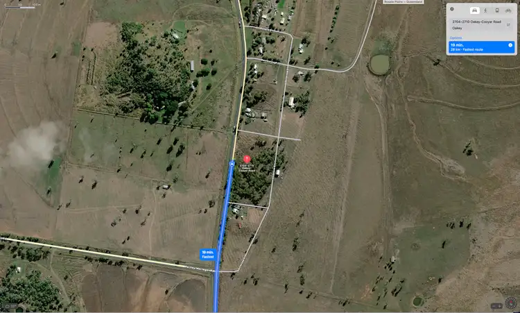 Second view of Homely land listing, LOT 93 & 94 Oakey Cooyar Road, Rosalie Plains QLD 4401