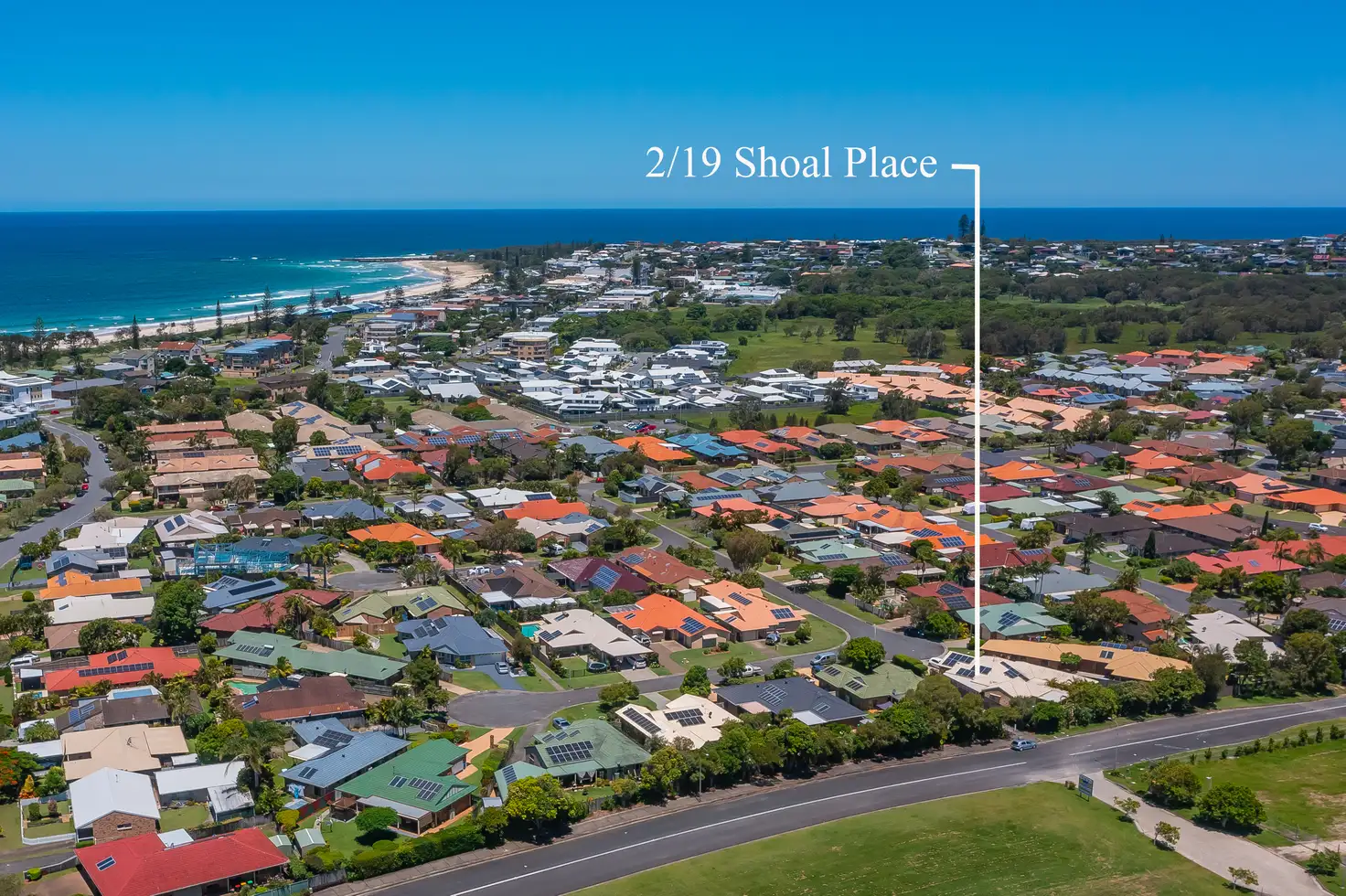 Main view of Homely semi-detached listing, 2/19 Shoal Place, Kingscliff NSW 2487
