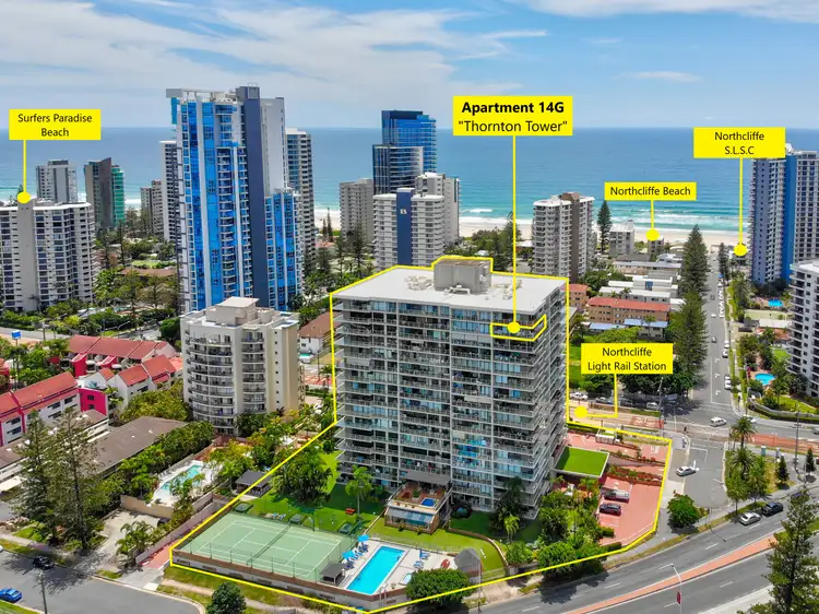 Second view of Homely apartment listing, 14G/33 Thornton Street, Surfers Paradise QLD 4217