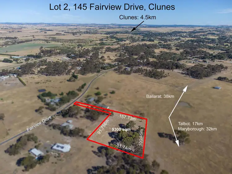 LOT 2/145 Fairview Drive, Clunes VIC 3370