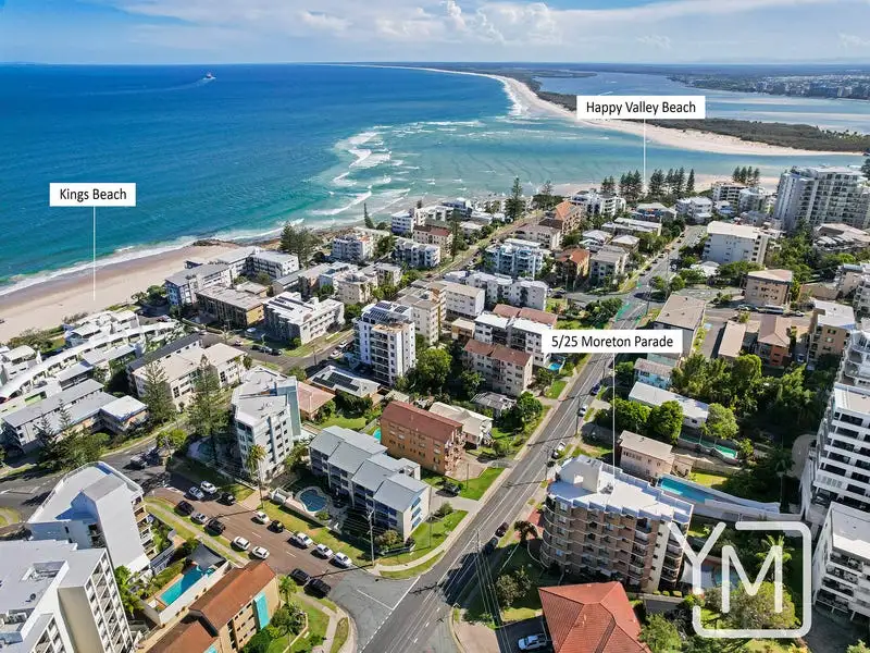 Main view of Homely unit listing, 5/25 Moreton Parade, Kings Beach QLD 4551