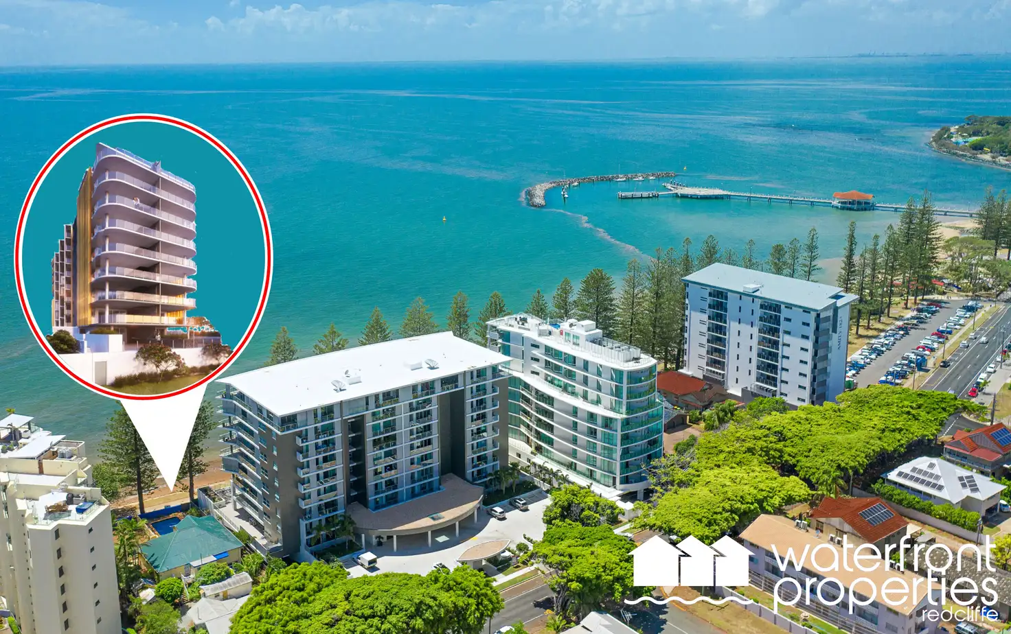 Main view of Homely apartment listing, 702/30-32 PRINCE EDWARD PARADE, Redcliffe QLD 4020