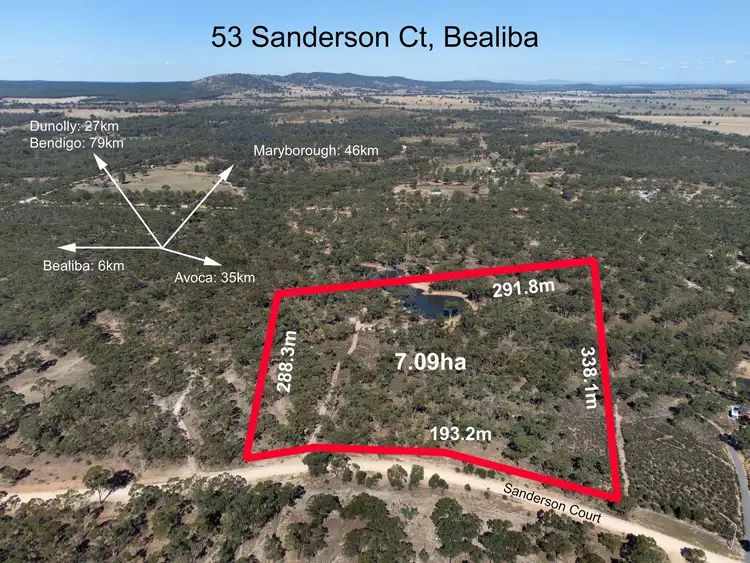 Second view of Homely rural property listing, 53 Sanderson Court, Bealiba VIC 3475