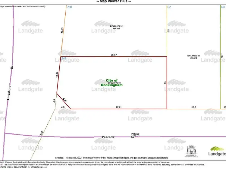 Fourth view of Homely land listing, LOT 91, 248 Foreshore Drive, Singleton WA 6175