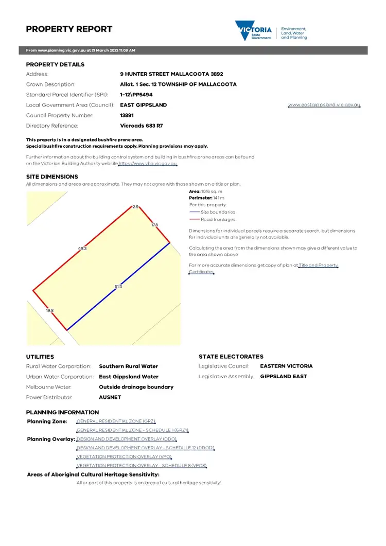 Fifth view of Homely land listing, 9 Hunter Street, Mallacoota VIC 3892
