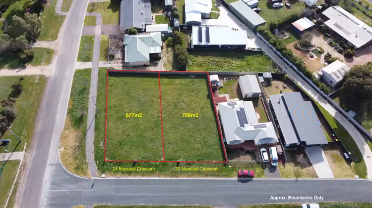 Main view of Homely land listing, 24 Marshall Crescent, Heathcote VIC 3523
