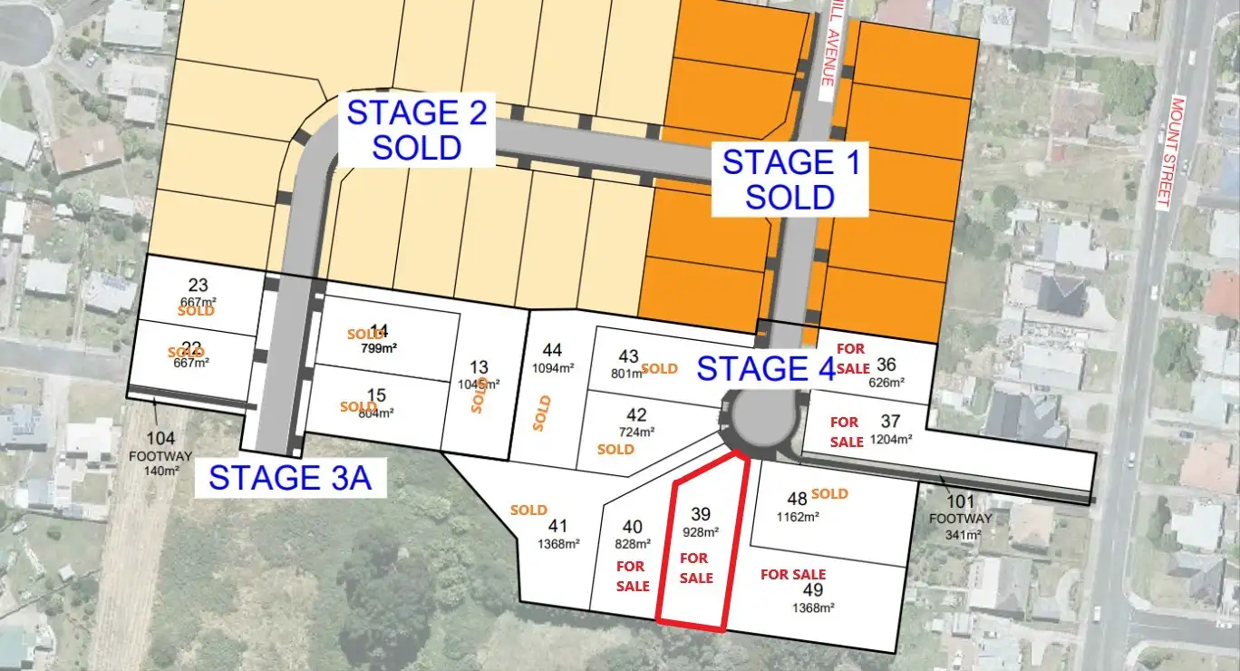 Main view of Homely land listing, LOT 39 Hillburn Estate, Upper Burnie TAS 7320