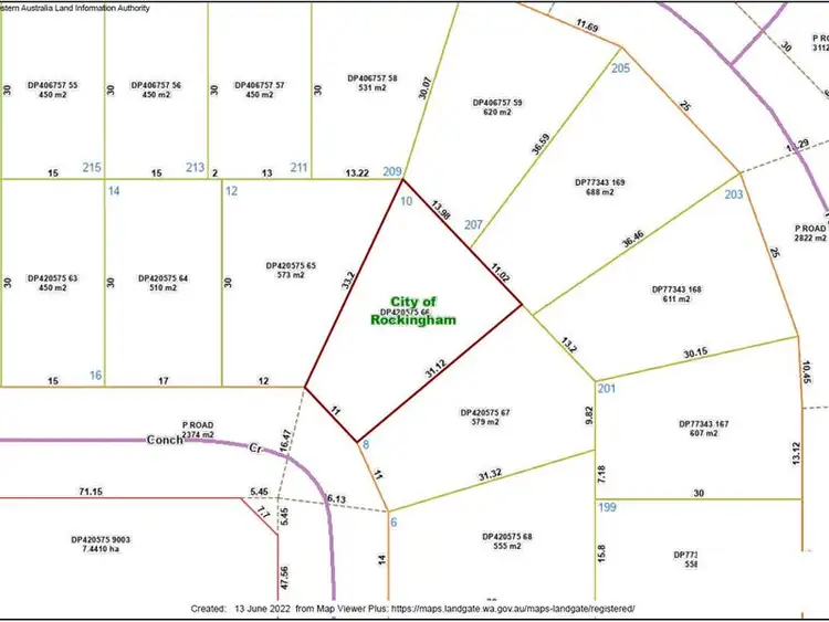 Seventh view of Homely land listing, LOT 66, 10 Conch Crescent, Singleton WA 6175