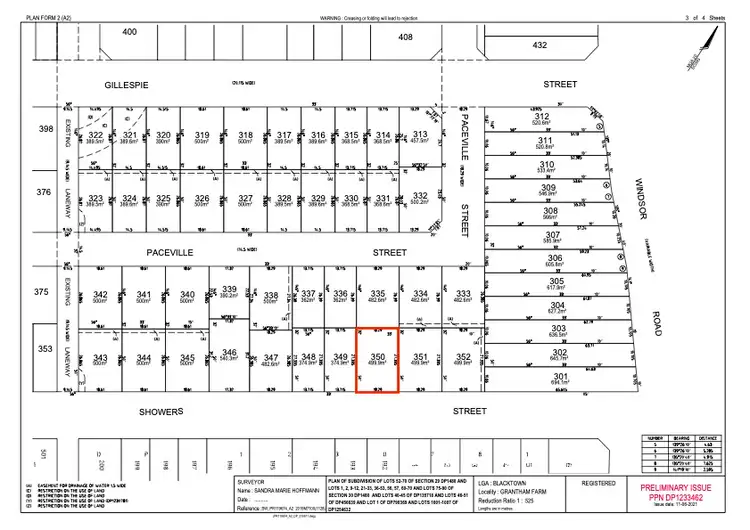 Fifth view of Homely land listing, LOT 350, Proposed Showers St, Grantham Farm NSW 2765