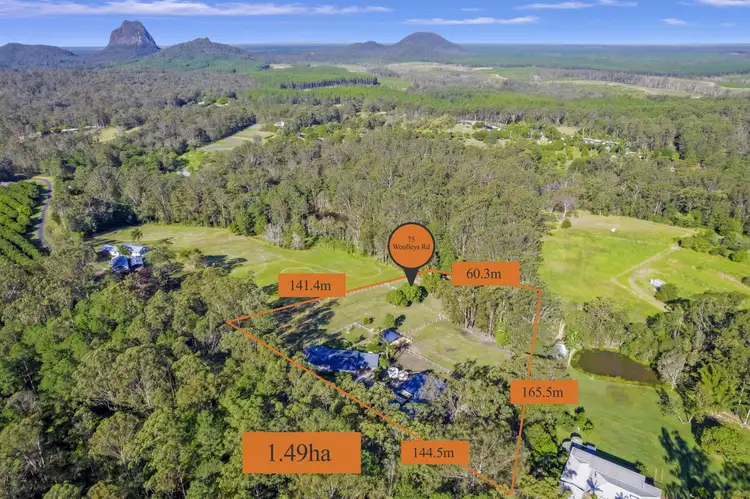Main view of Homely house listing, 75 Woolleys Road, Glass House Mountains QLD 4518