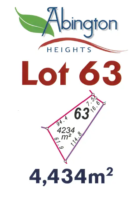 Main view of Homely land listing, LOT 63 Abington Heights, North Isis QLD 4660