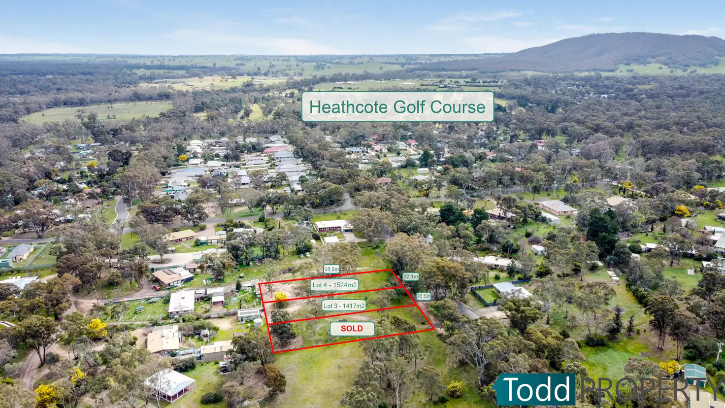 Main view of Homely land listing, LOT 3 Scullys Lane, Heathcote VIC 3523