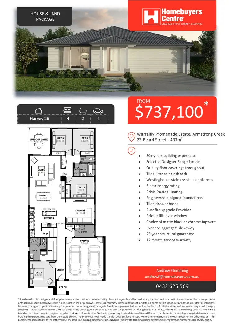 Second view of Homely land listing, 23 Beard Street, Armstrong Creek VIC 3217