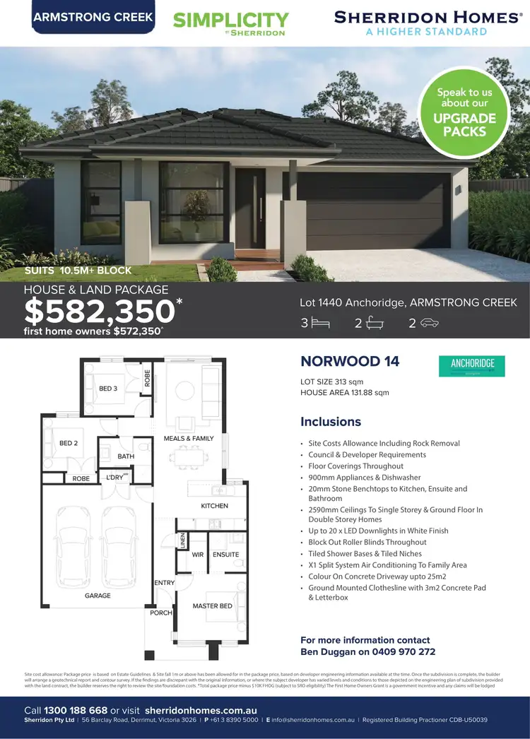 Second view of Homely land listing, LOT 1440 Holley Crescent, Armstrong Creek VIC 3217
