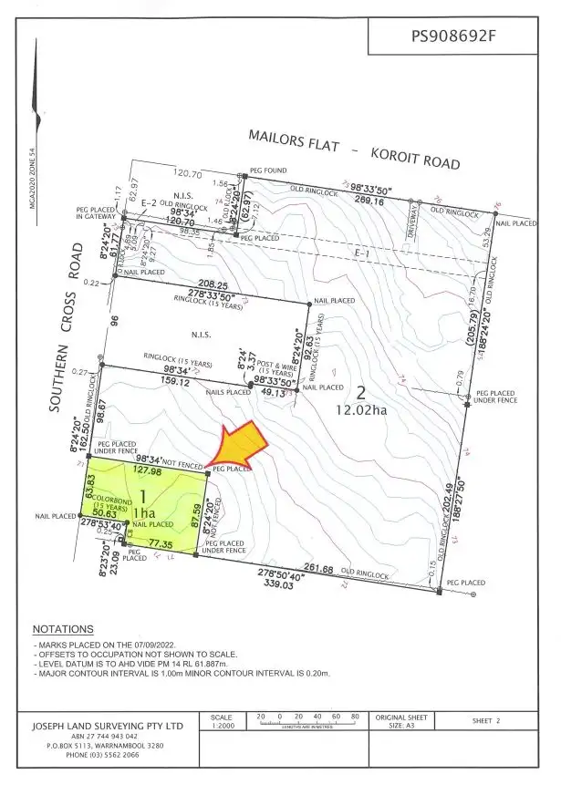 Main view of Homely land listing, 505 Mailors Flat-Koroit Road, Southern Cross VIC 3283