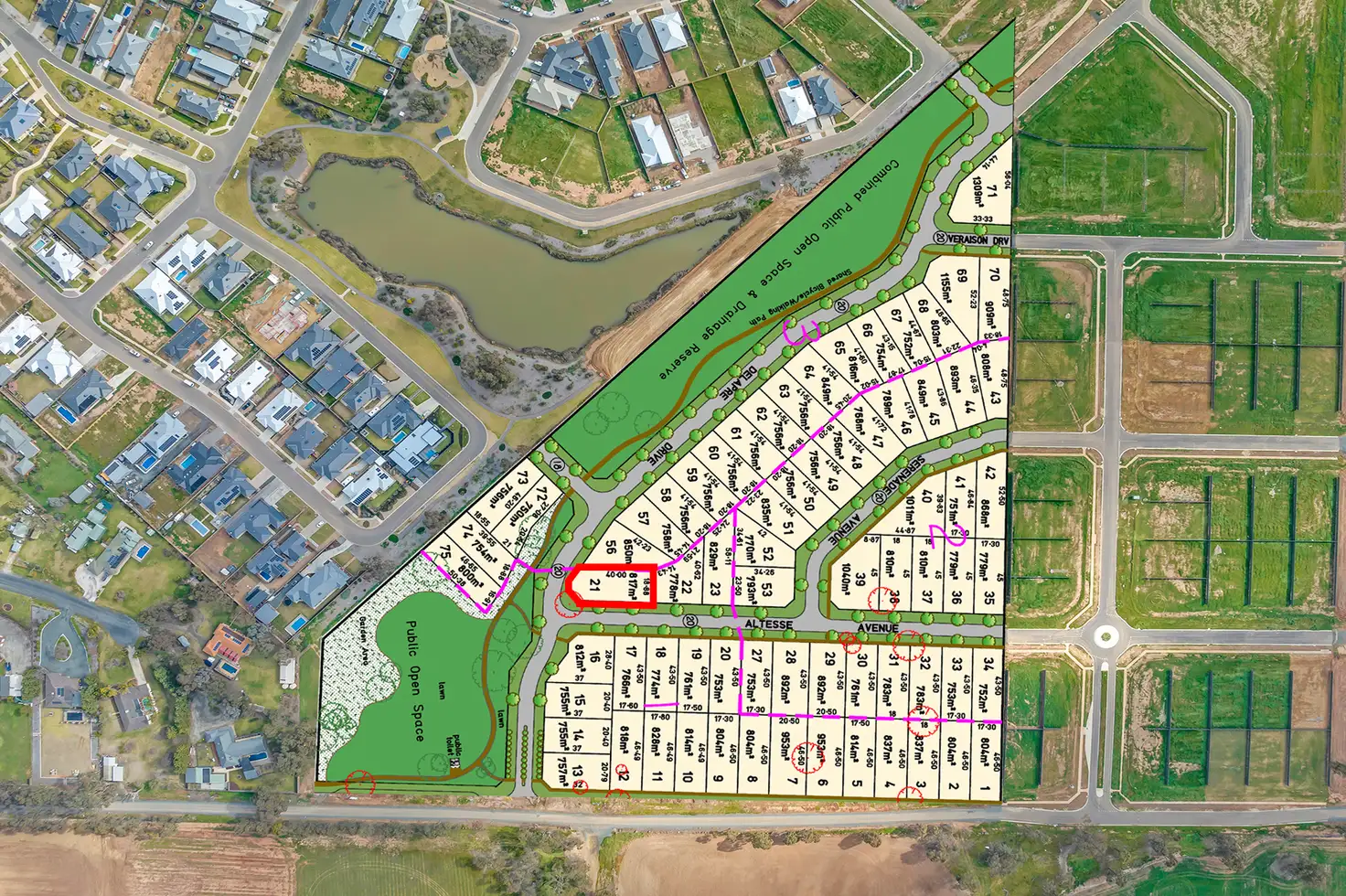 Main view of Homely land listing, LOT 21 Perricoota Parklands, Moama NSW 2731