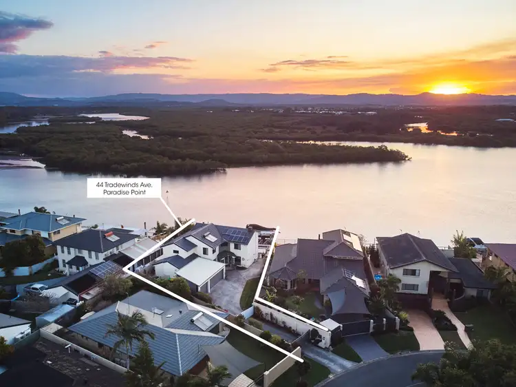 Main view of Homely house listing, 44 Tradewinds Avenue, Paradise Point QLD 4216