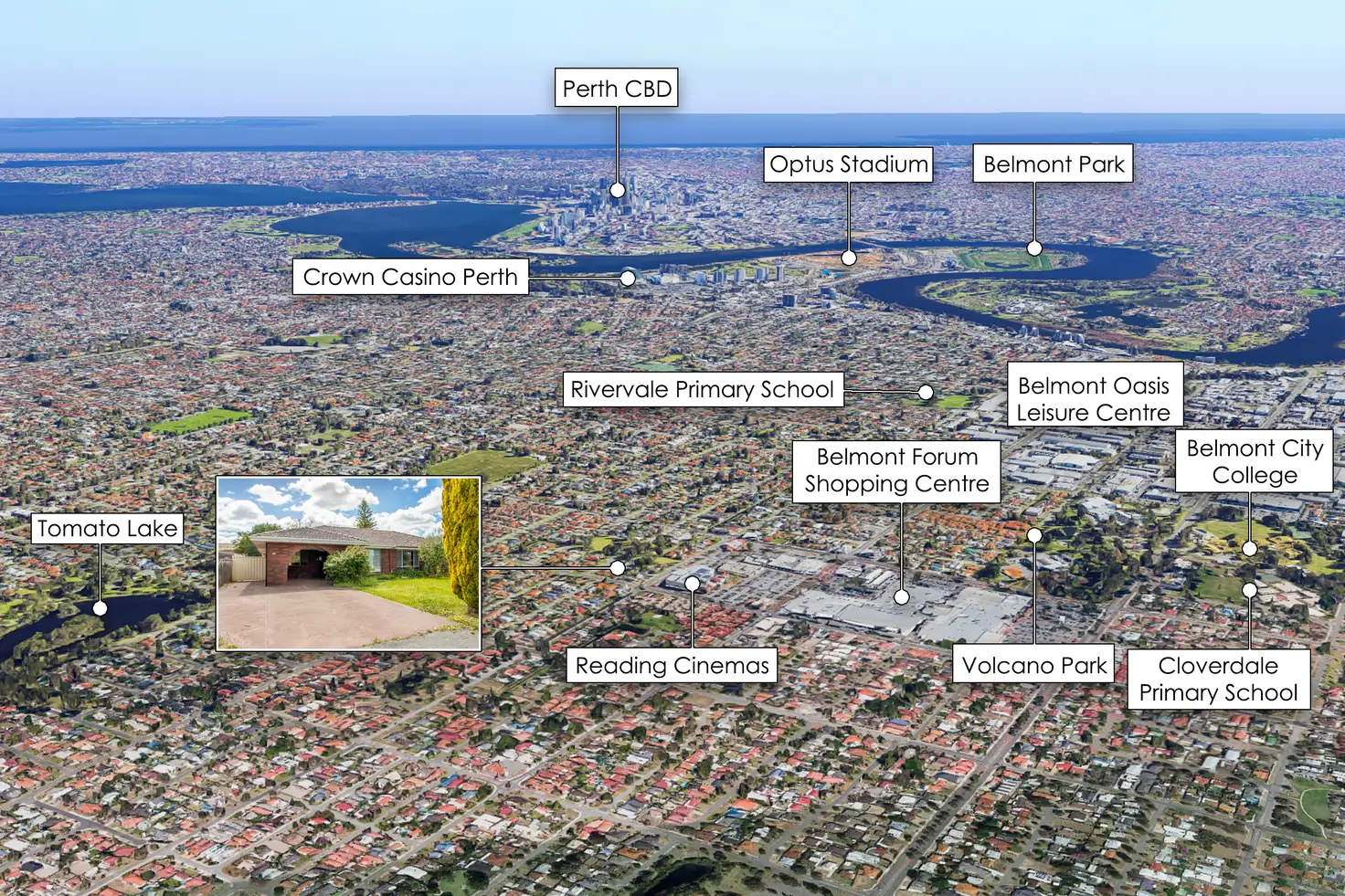 Main view of Homely semi-detached listing, 1A Perman Place, Kewdale WA 6105