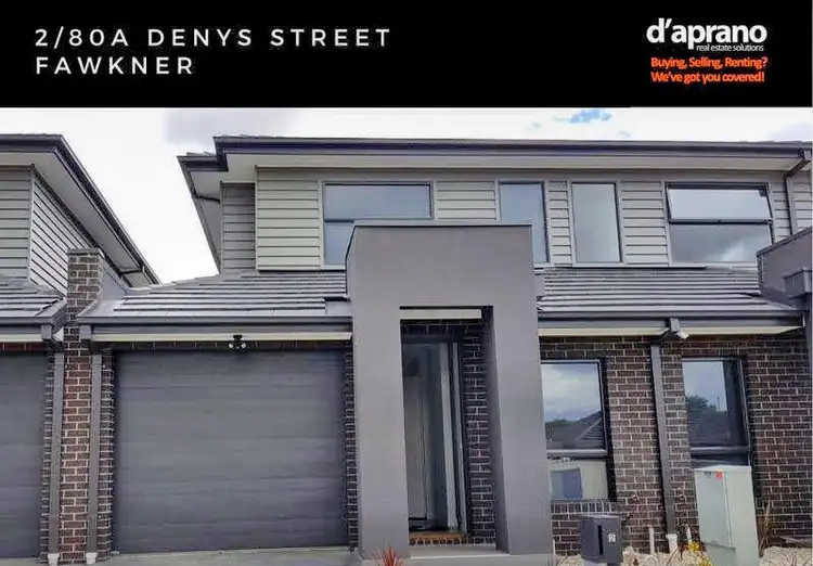 Main view of Homely townhouse listing, 2/80A Denys Street, Fawkner VIC 3060