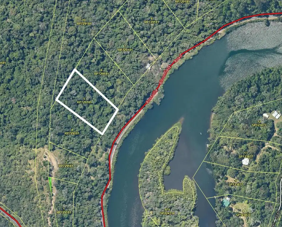 Main view of Homely land listing, 3326 Rossville Bloomfield Road, Bloomfield QLD 4895