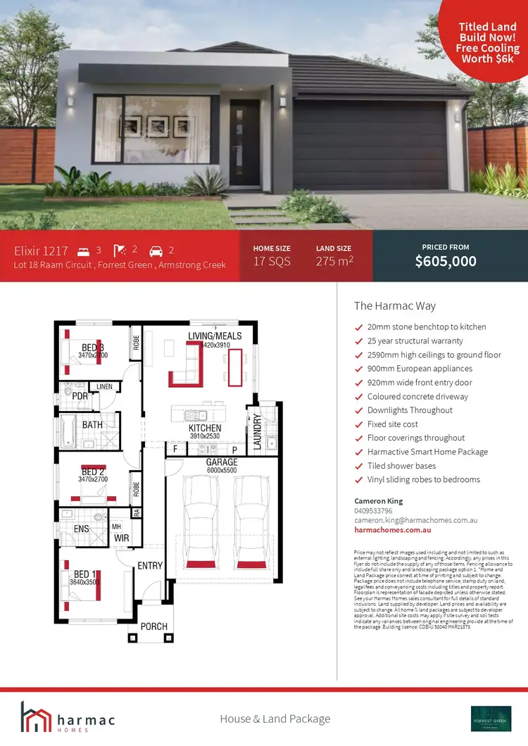 Third view of Homely land listing, 7 Raam Circuit, Armstrong Creek VIC 3217