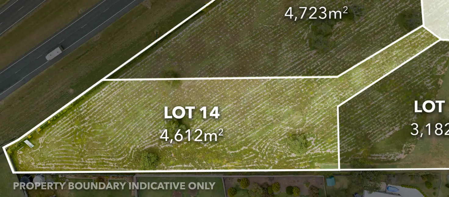 Main view of Homely land listing, LOT 14, 34 Rutherford rd,, Withcott QLD 4352