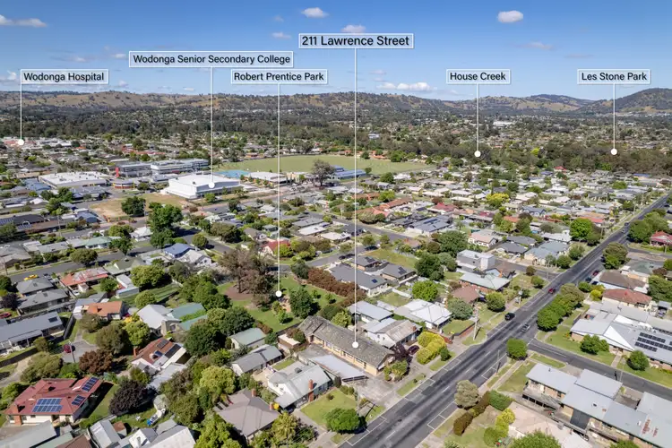 Second view of Homely block of units listing, 211 Lawrence Street, Wodonga VIC 3690