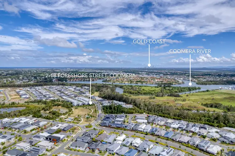 Main view of Homely townhouse listing, 2/18 Foreshore St, Coomera QLD 4209
