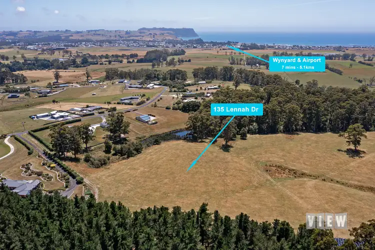 Main view of Homely land listing, 135 Lennah Drive, Wynyard TAS 7325