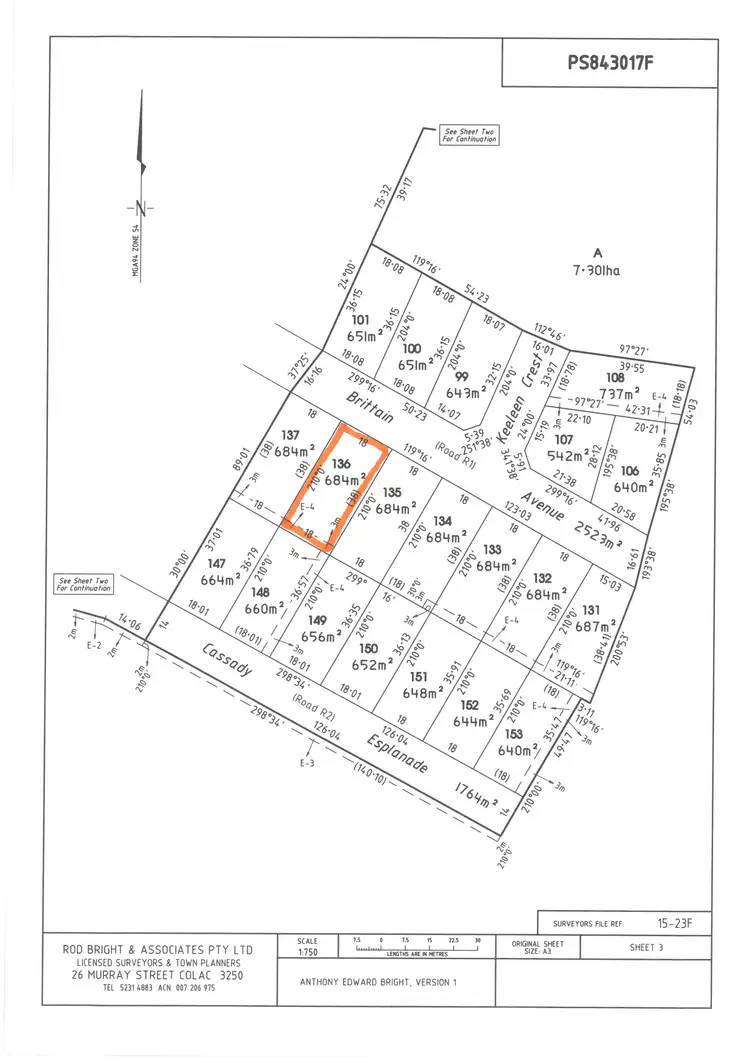 Third view of Homely land listing, LOT 136 Brittain Avenue, Warrnambool VIC 3280