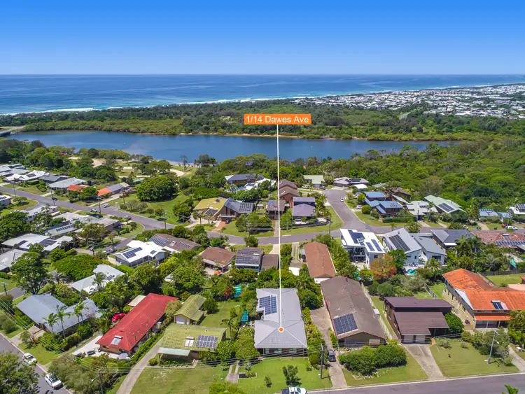 Main view of Homely semi-detached listing, 1/14 Dawes Avenue, Kingscliff NSW 2487