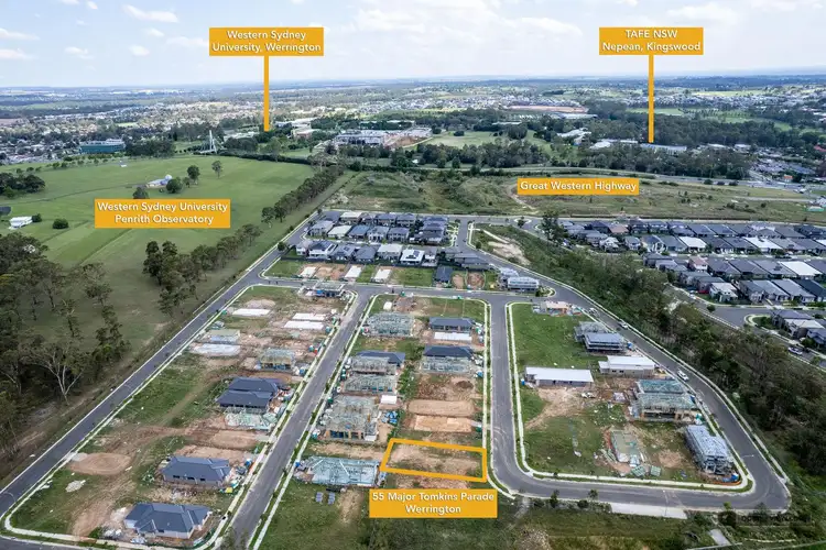 Second view of Homely land listing, 55 Major Tompkins Parade, Werrington NSW 2747