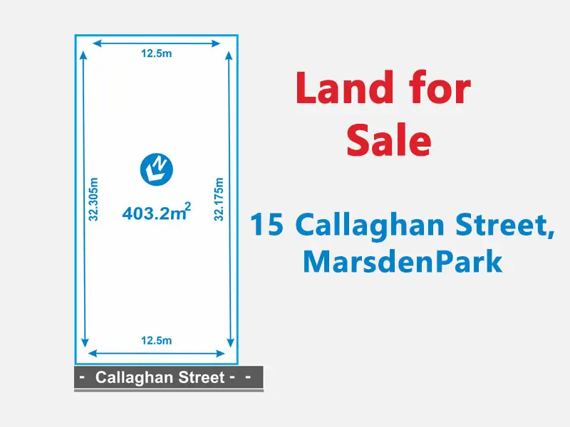 Main view of Homely land listing, 15 Callaghan Street, Marsden Park NSW 2765