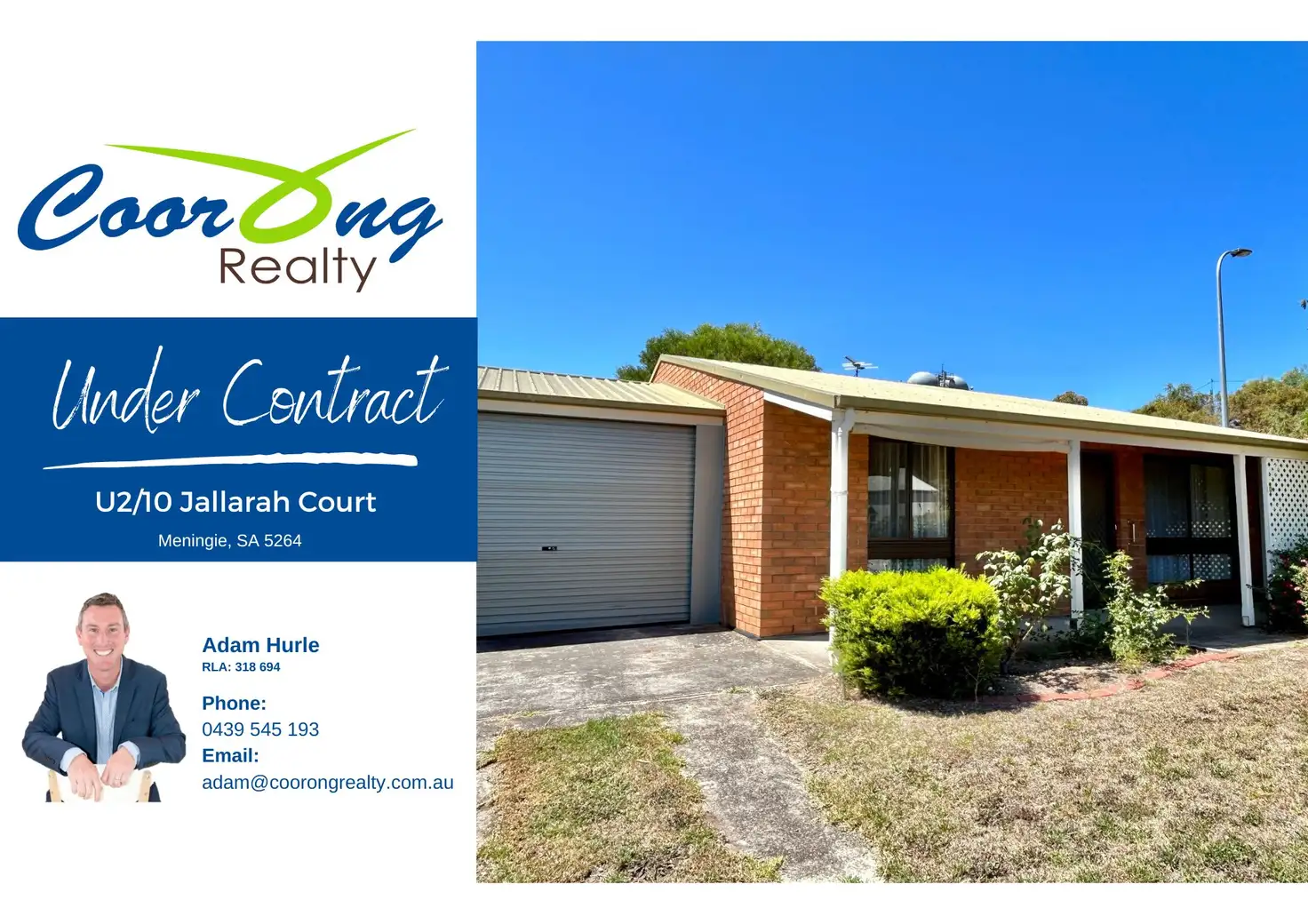 Main view of Homely unit listing, 2/10 Corner West Terrace and Jallarah Court, Meningie SA 5264