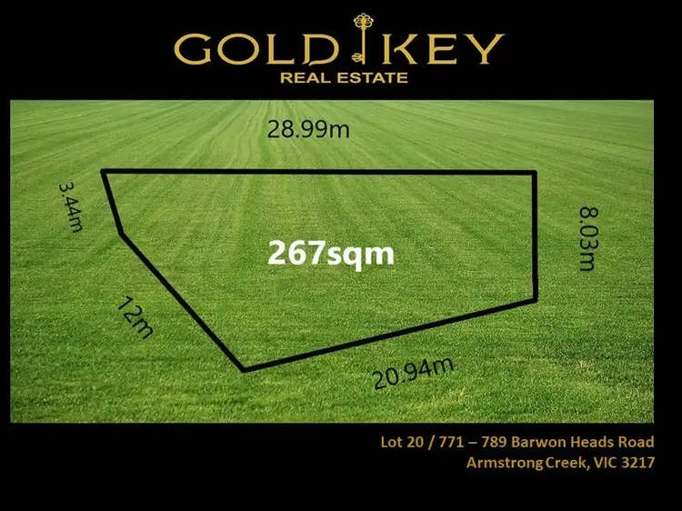 LOT 20, 771 Barwon Heads Road, Armstrong Creek VIC 3217