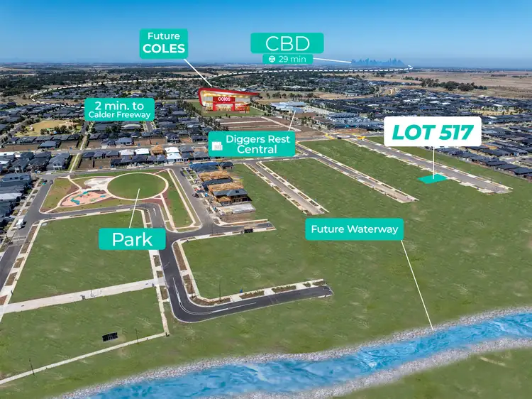 Main view of Homely land listing, LOT 517A, 72 Banks Drive, Diggers Rest VIC 3427
