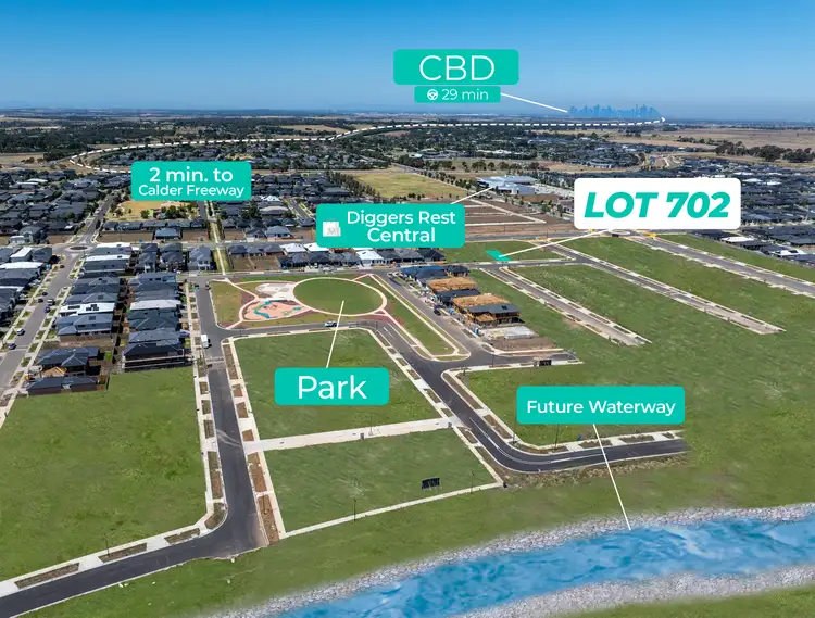 Main view of Homely land listing, LOT 702, 37 Violetta Blvd, Diggers Rest VIC 3427