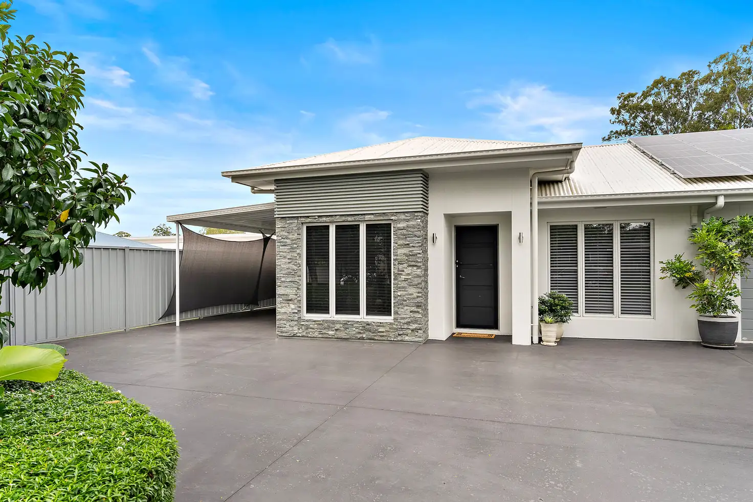 Main view of Homely semi-detached listing, 1/13 Tytherleigh Avenue, Landsborough QLD 4550