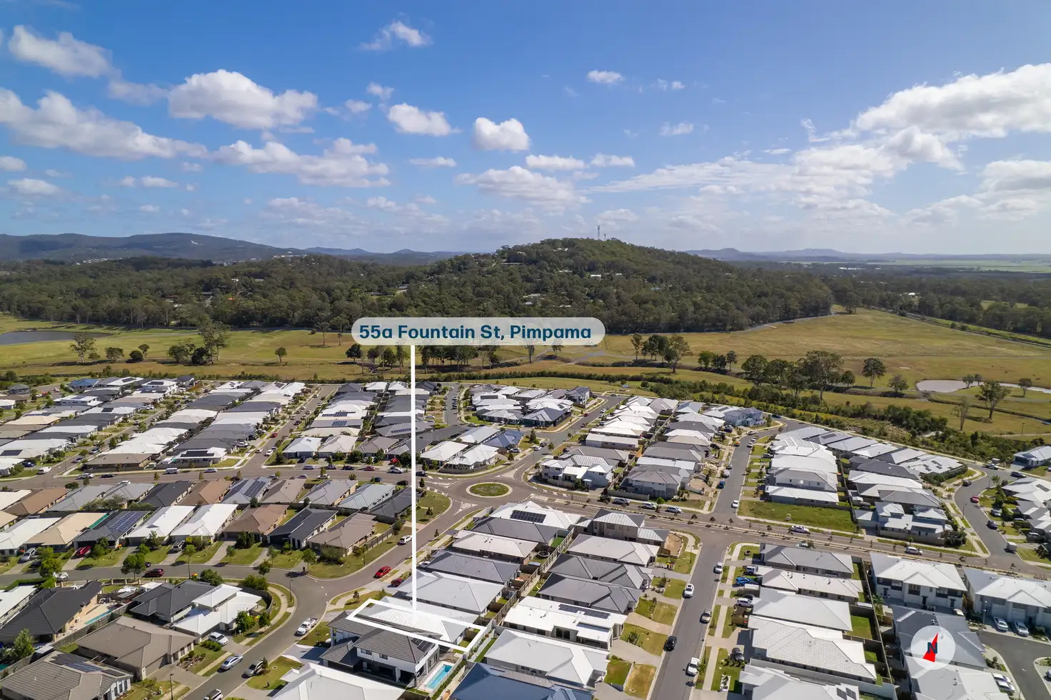 Main view of Homely semi-detached listing, 55A Fountain Street, Pimpama QLD 4209