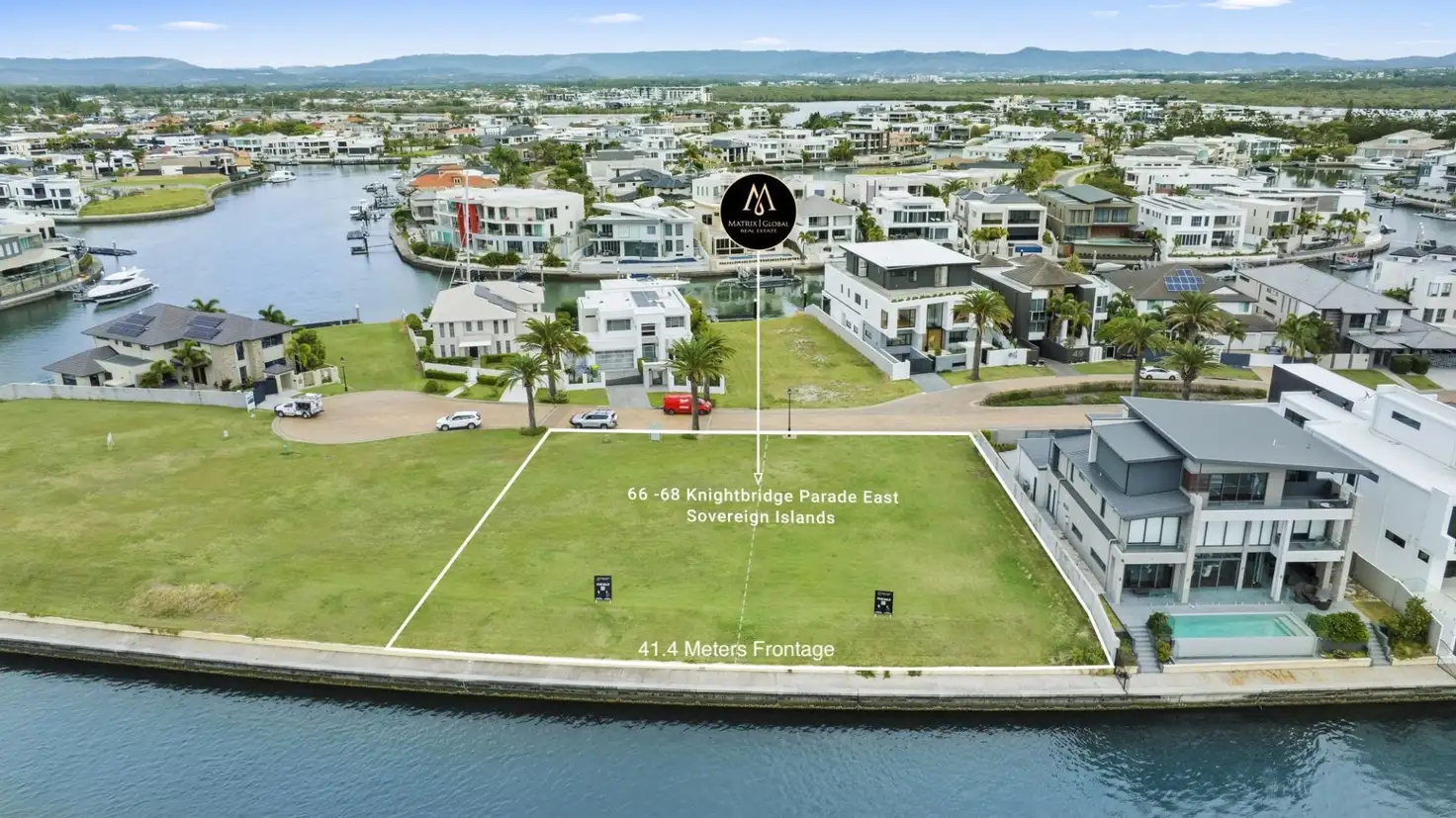 Main view of Homely land listing, 66-68 Knightsbridge Parade East, Sovereign Islands QLD 4216