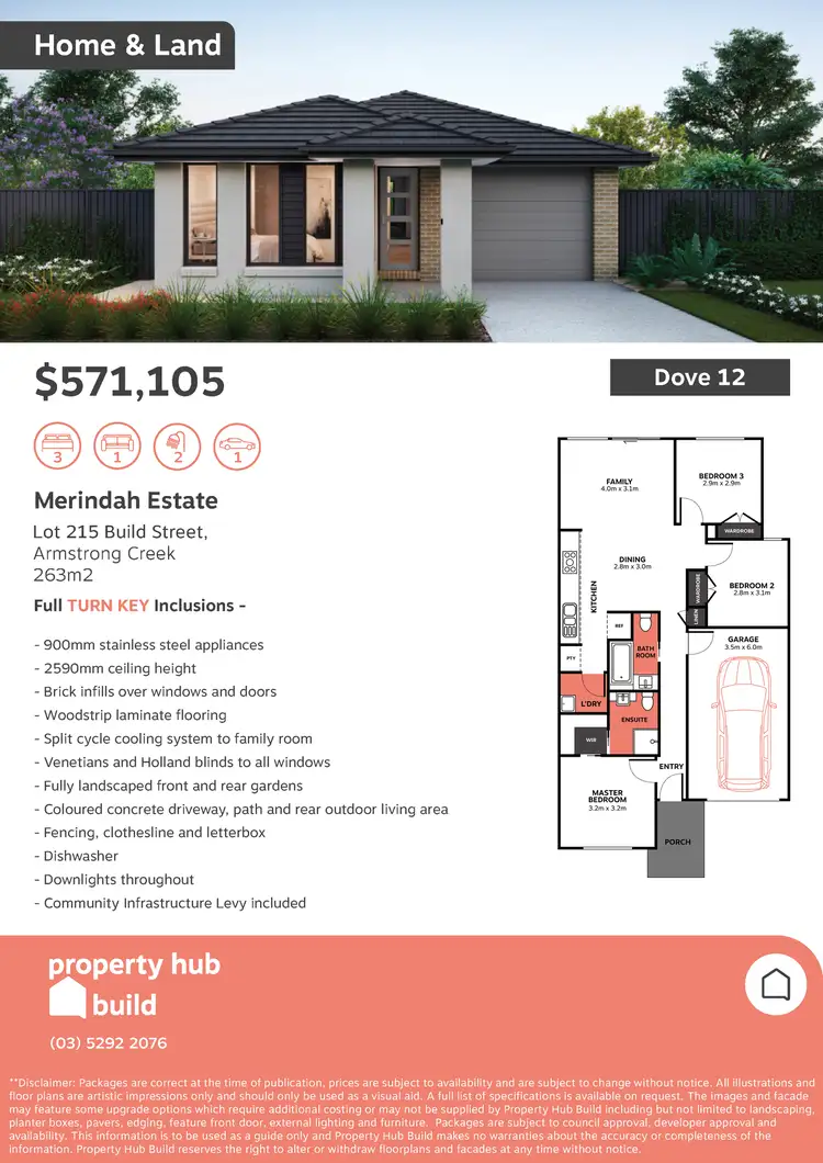 Second view of Homely land listing, LOT 215 Build Street, Armstrong Creek VIC 3217