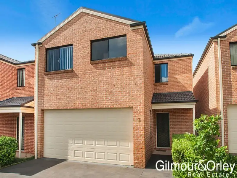 Main view of Homely townhouse listing, 3/14-16 Hannah Avenue, Kellyville NSW 2155