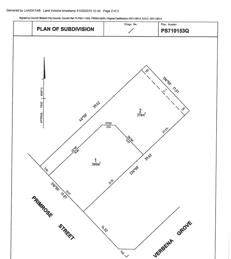 Main view of Homely land listing, LOT 2/60 Primrose Street, Wendouree VIC 3355